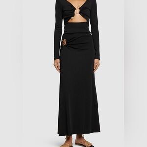 Callisto Orbit cutout long skirt